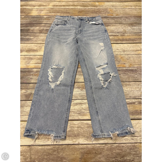 Jeans Straight By Vervet In Blue Denim, Size: 12