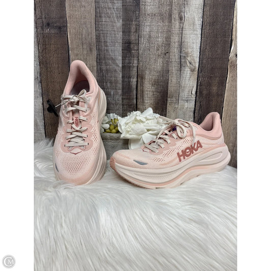 Shoes Athletic By Hoka In Peach, Size: 10