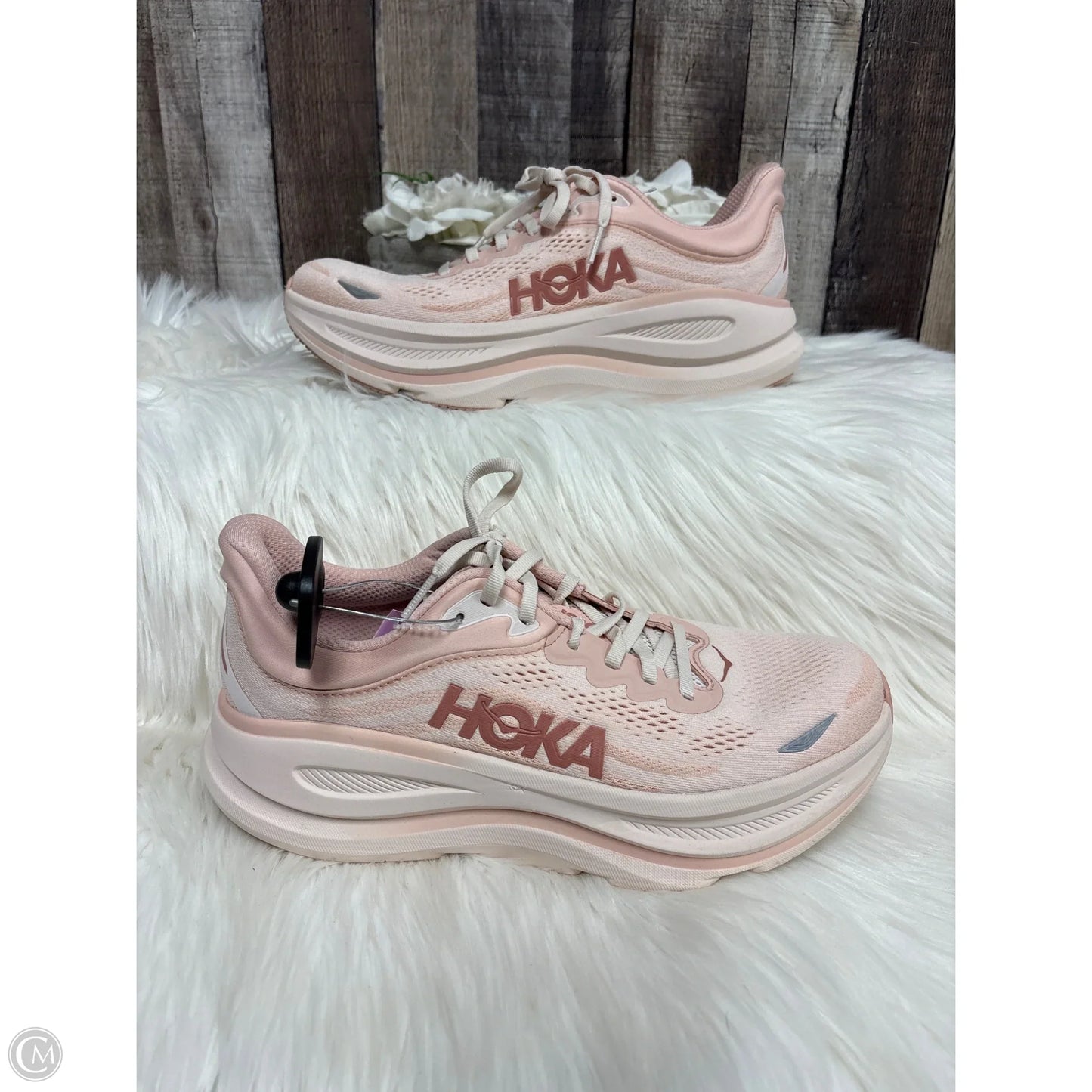 Shoes Athletic By Hoka In Peach, Size: 10