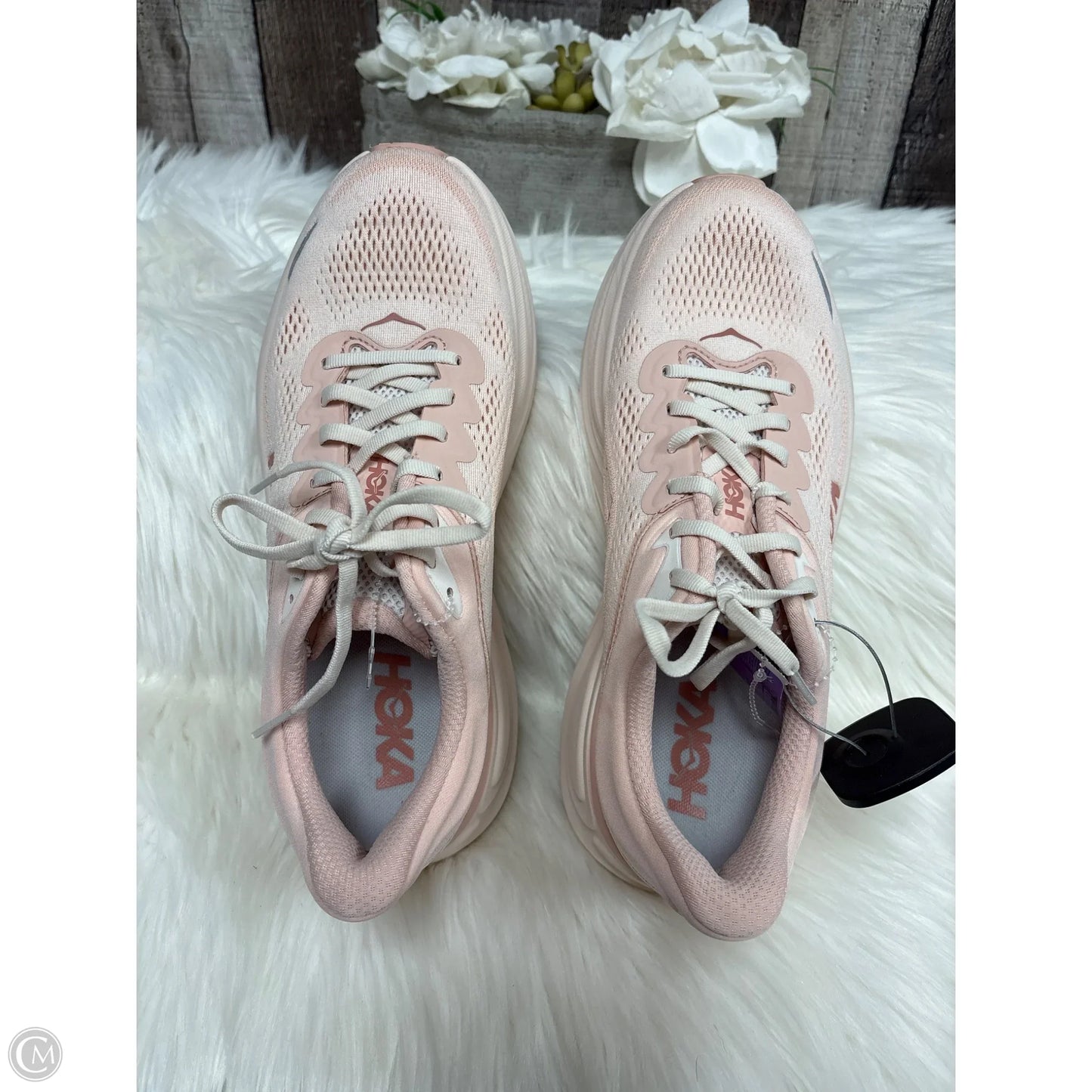 Shoes Athletic By Hoka In Peach, Size: 10