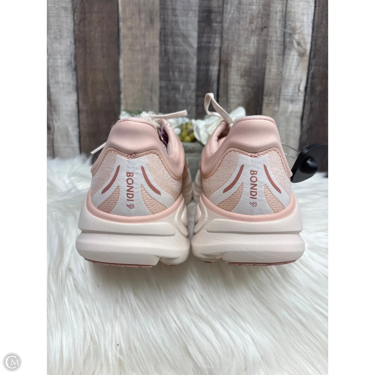 Shoes Athletic By Hoka In Peach, Size: 10