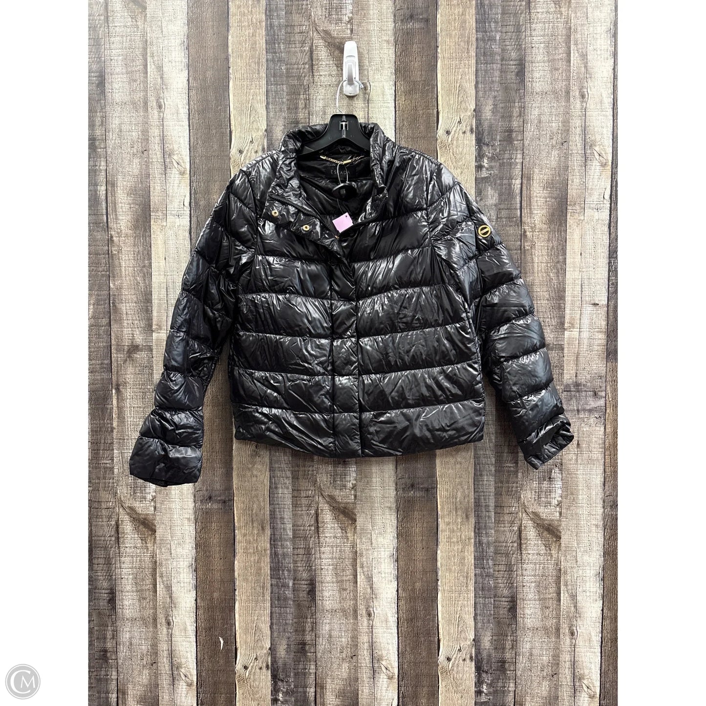 Jacket Designer By Escada In Black, Size: 4