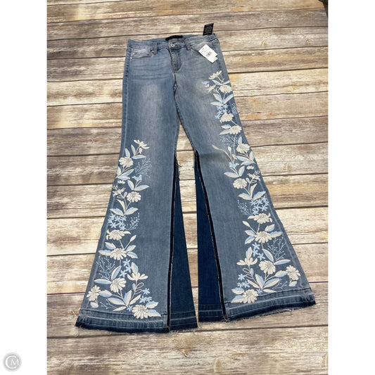 Jeans Flared By Liverpool In Blue Denim, Size: 4