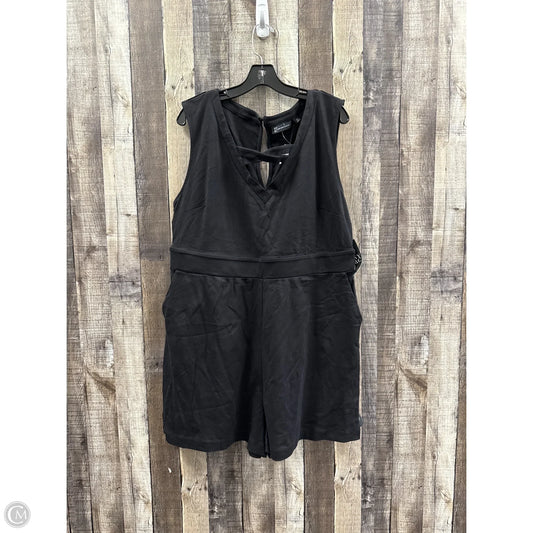 Romper By New York And Co In Black, Size: Xxl
