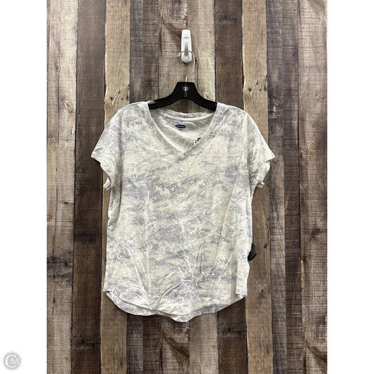 Top Short Sleeve Basic By Old Navy In Tie Dye Print, Size: M