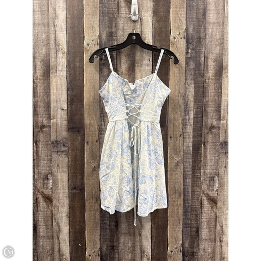 Dress Casual Short By Altard State In Blue & White, Size: L