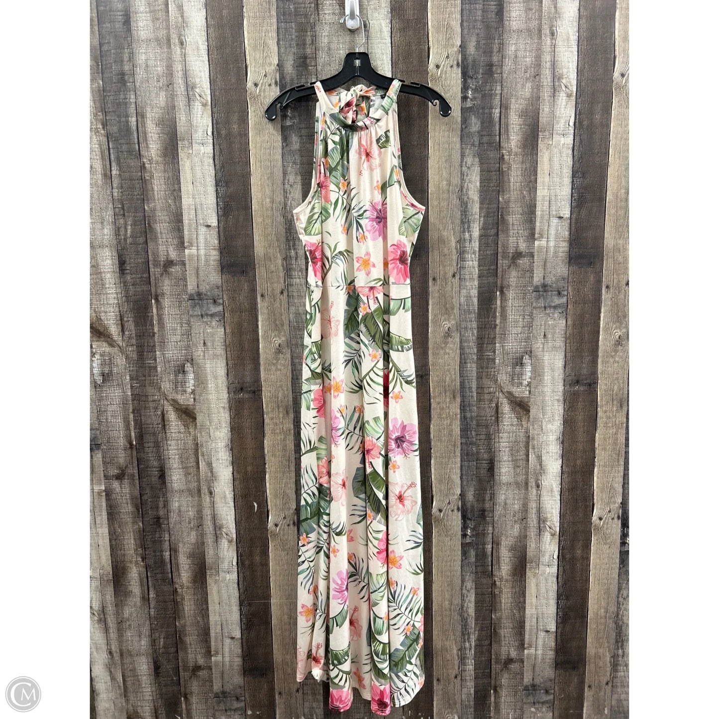 Dress Casual Maxi By Cmf In Floral Print, Size: L