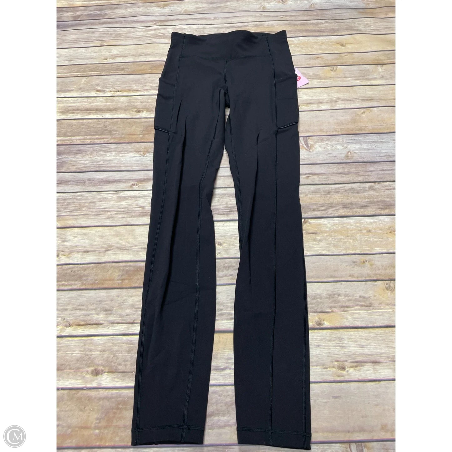Athletic Leggings By Lululemon In Black, Size: 4