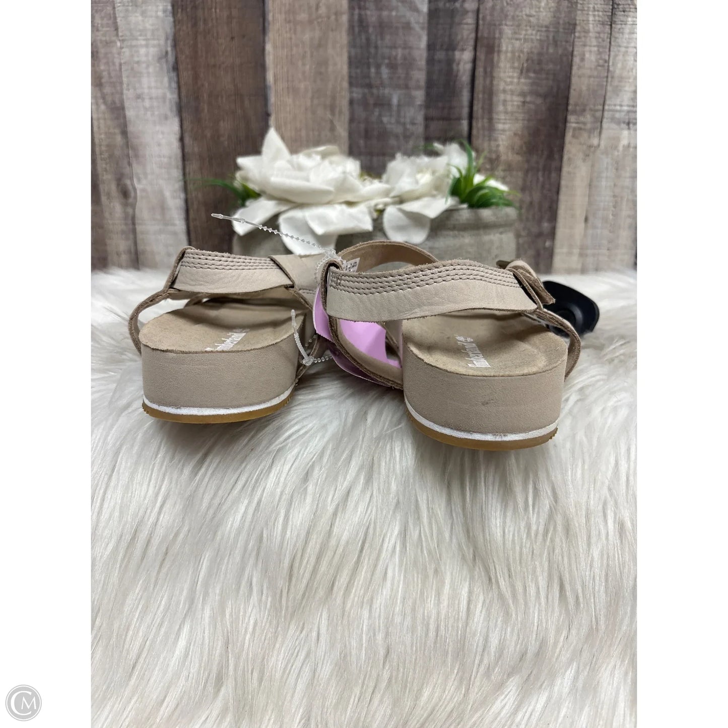 Sandals Flats By Timberland In Beige, Size: 8