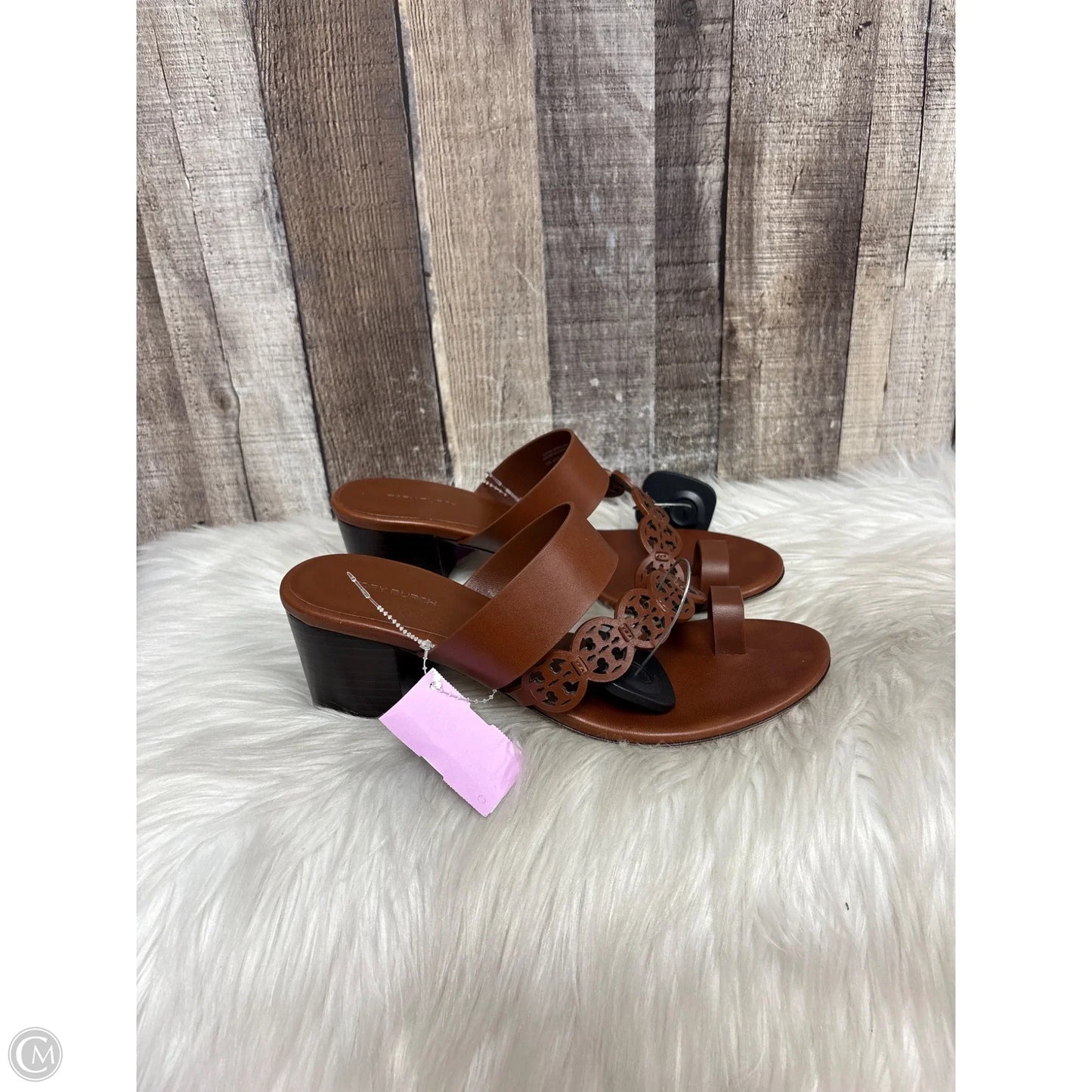 Sandals Designer By Tory Burch In Brown, Size: 9