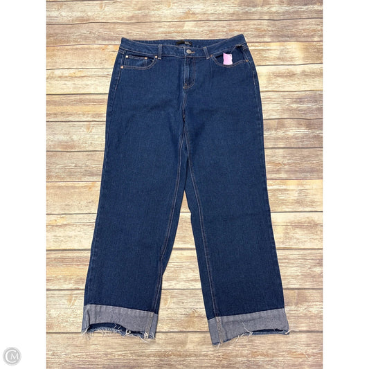 Jeans Straight By 1822 Denim In Blue Denim, Size: 16