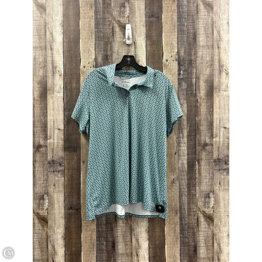 Athletic Top Short Sleeve By L.l. Bean In Green, Size: Xl