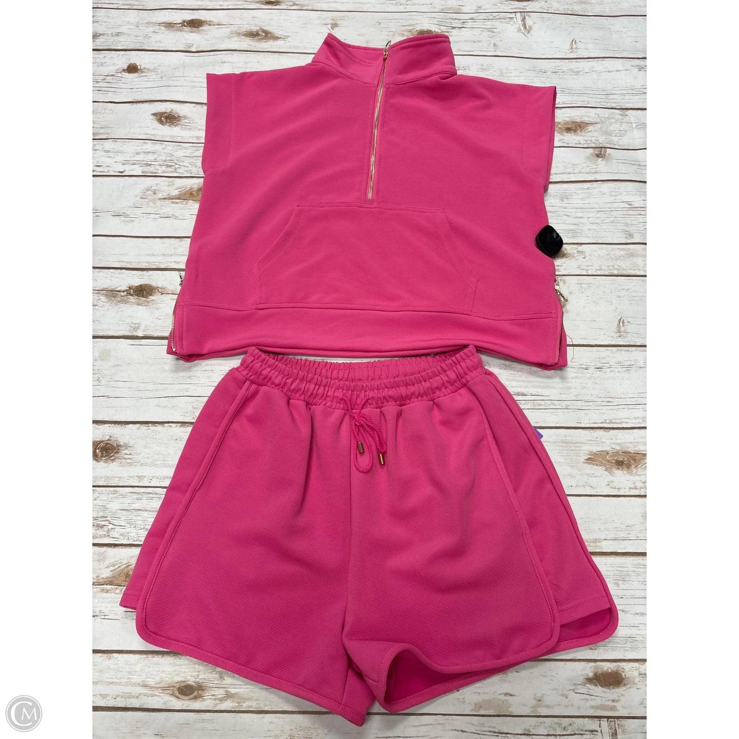 Shorts Set By Entro In Pink, Size: S