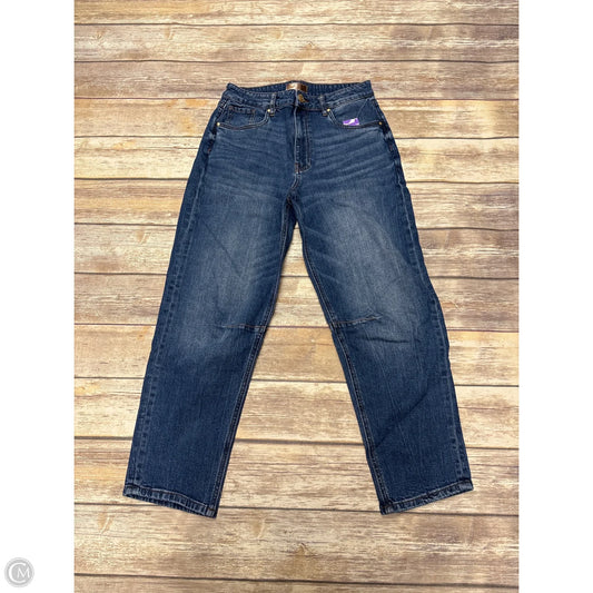 Jeans Straight By Kut In Blue Denim, Size: 0