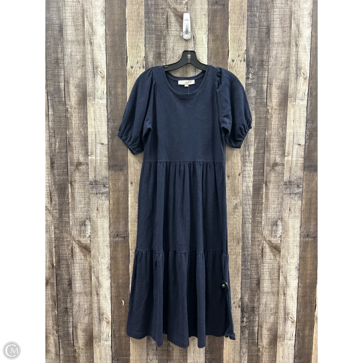 Dress Casual Maxi By Loft In Navy, Size: Xs