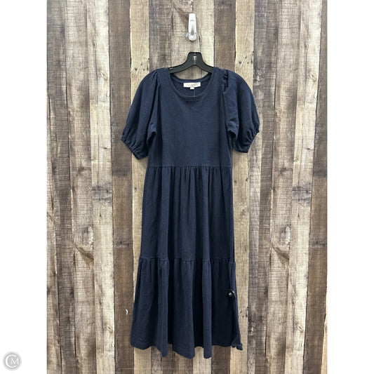 Dress Casual Maxi By Loft In Navy, Size: Xs