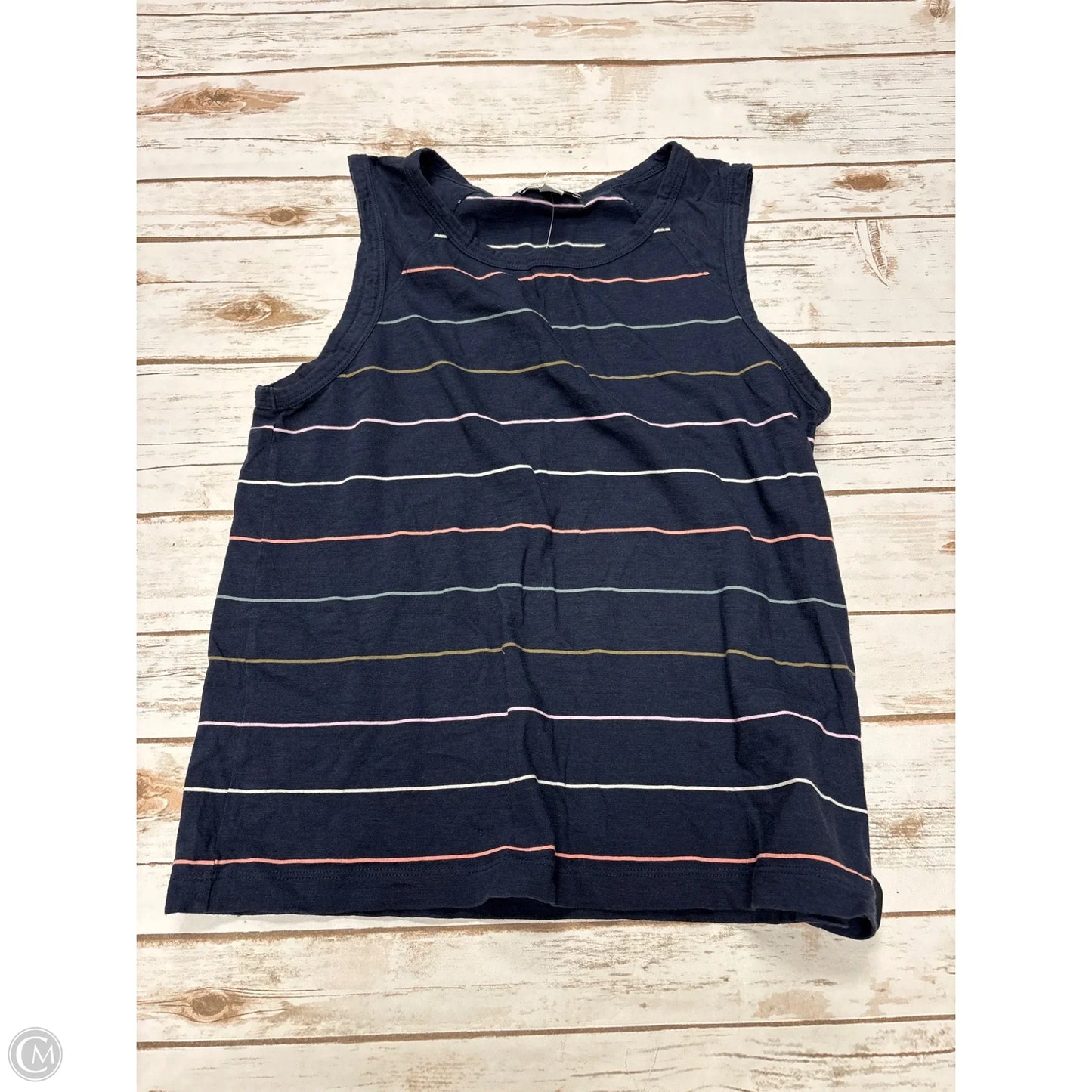 Top Sleeveless By Evereve In Navy, Size: M