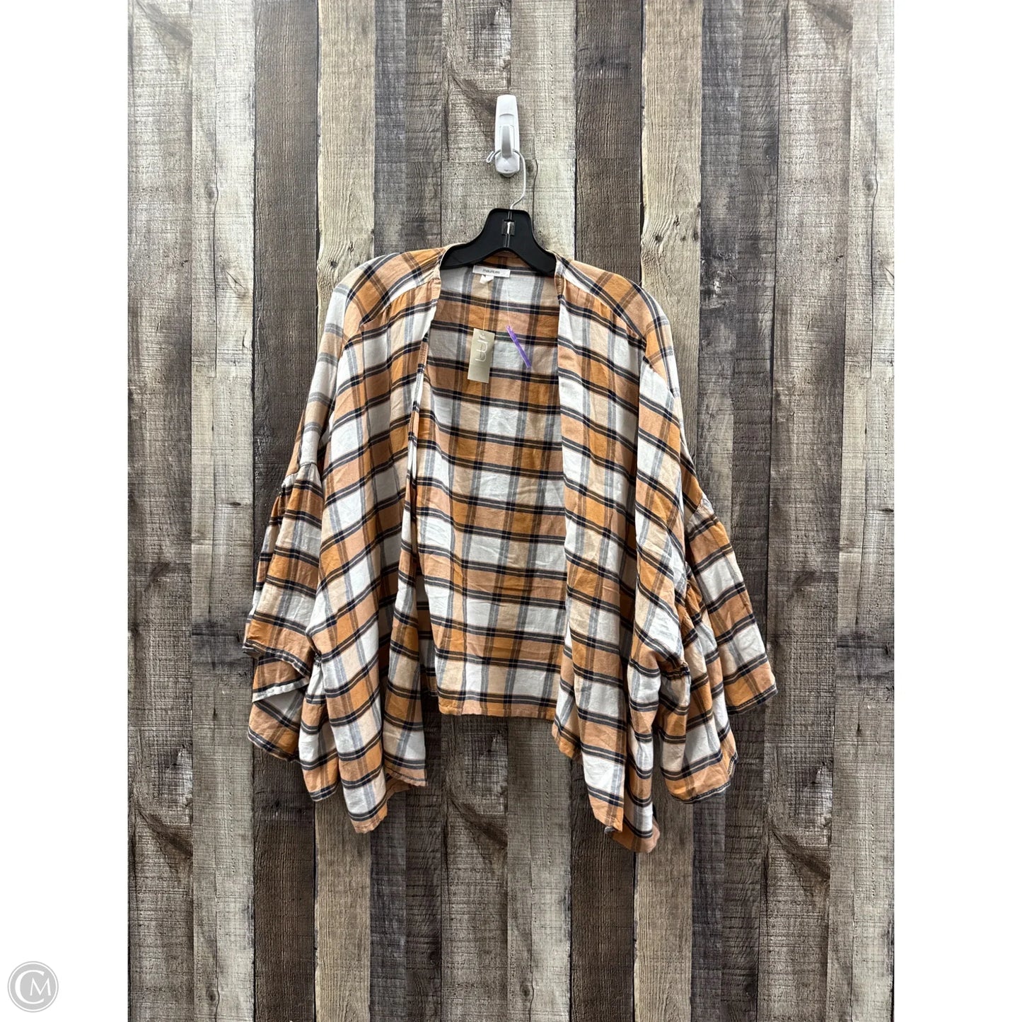 Kimono By Maurices In Plaid Pattern, Size: Osfm