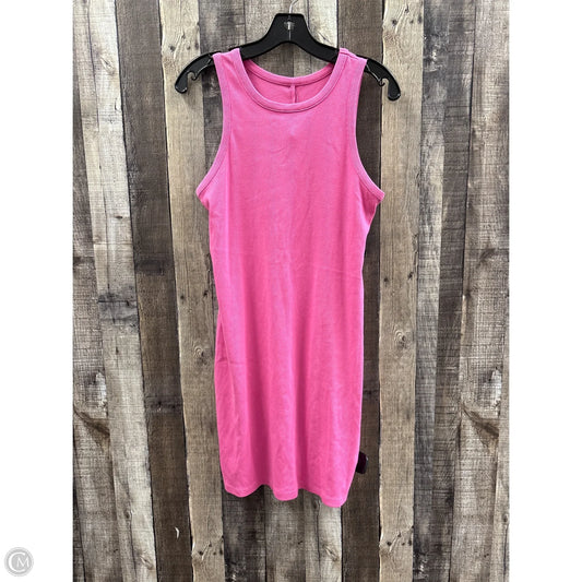 Dress Casual Midi By A New Day In Pink, Size: M