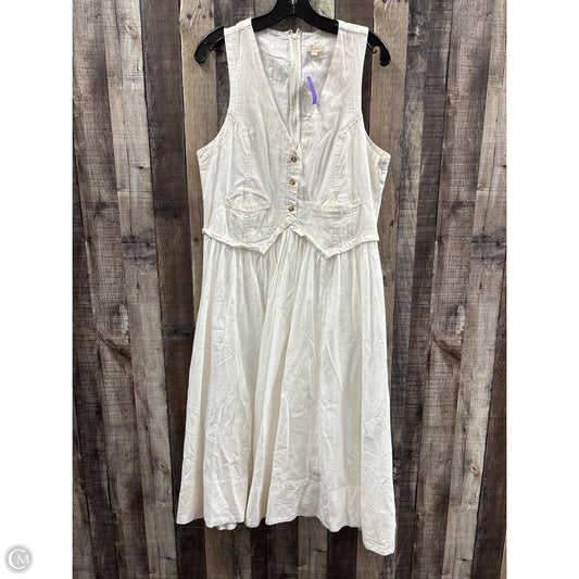 Dress Casual Maxi By Pilcro In White, Size: L