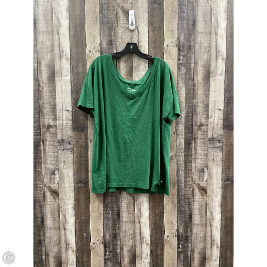 Top Short Sleeve By Aerie In Green, Size: M