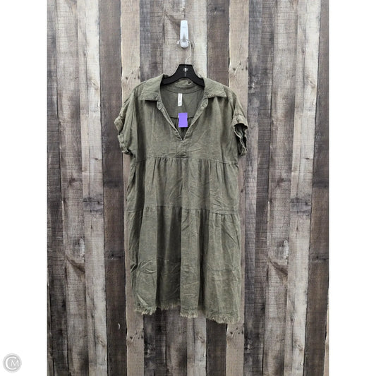 Dress Casual Midi By Zenana In Green, Size: S
