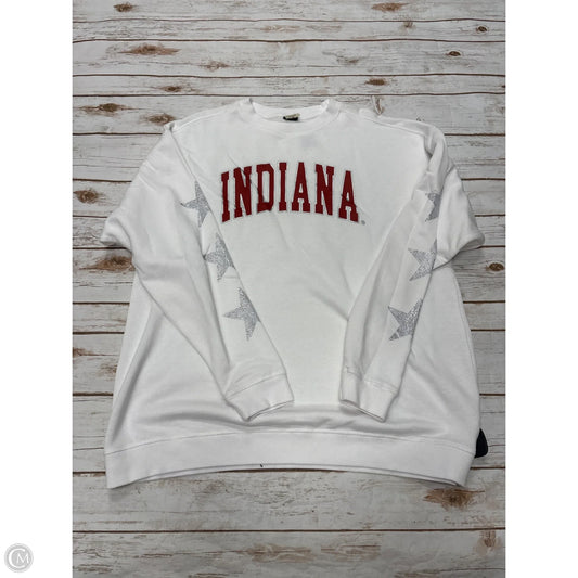 Sweatshirt Crewneck By Chicka-d In White, Size: Xl
