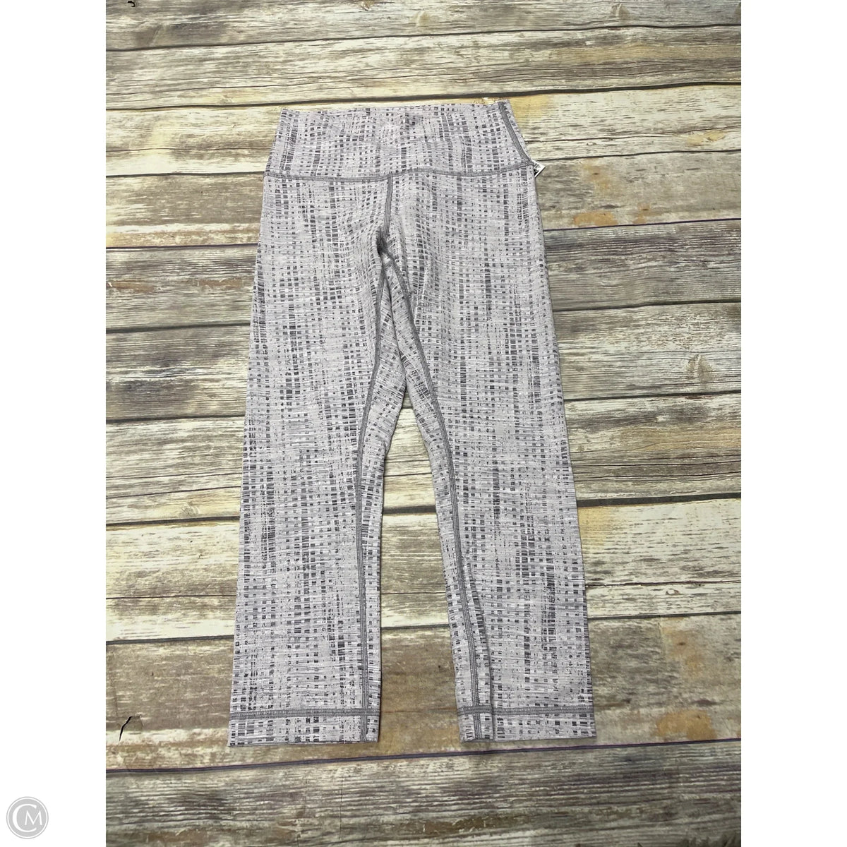Athletic Leggings Capris By Lululemon In Grey, Size: 4