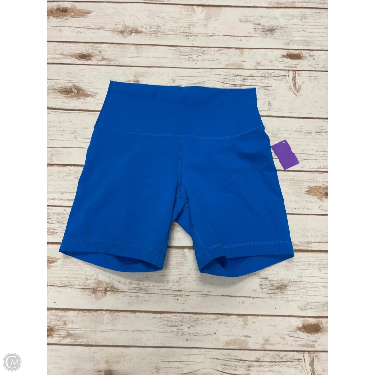 Athletic Shorts By Lululemon In Blue, Size: 8