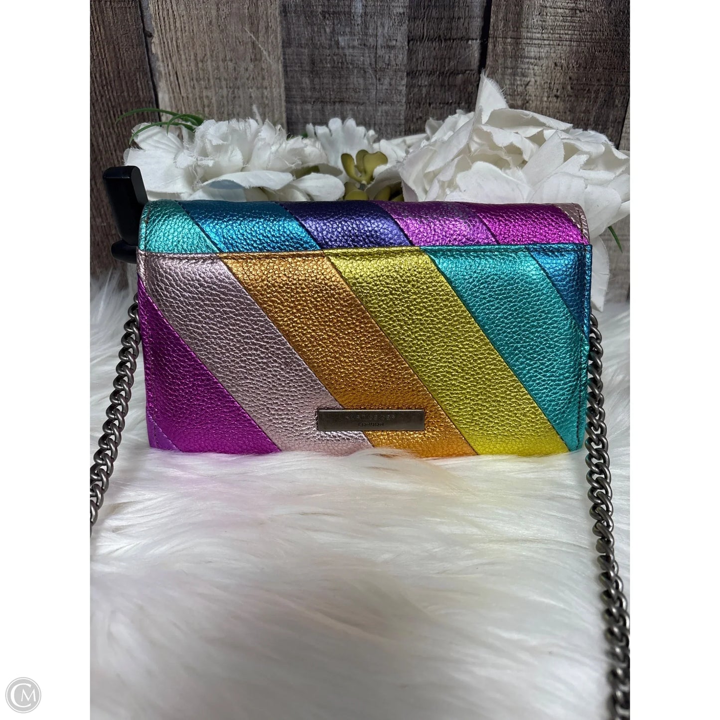 Crossbody Leather By Kurt Geiger London, Size: Small