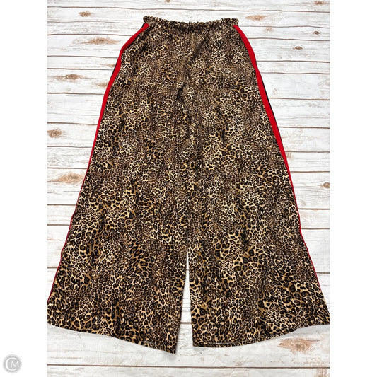 Pants Wide Leg By Cme In Animal Print, Size: S