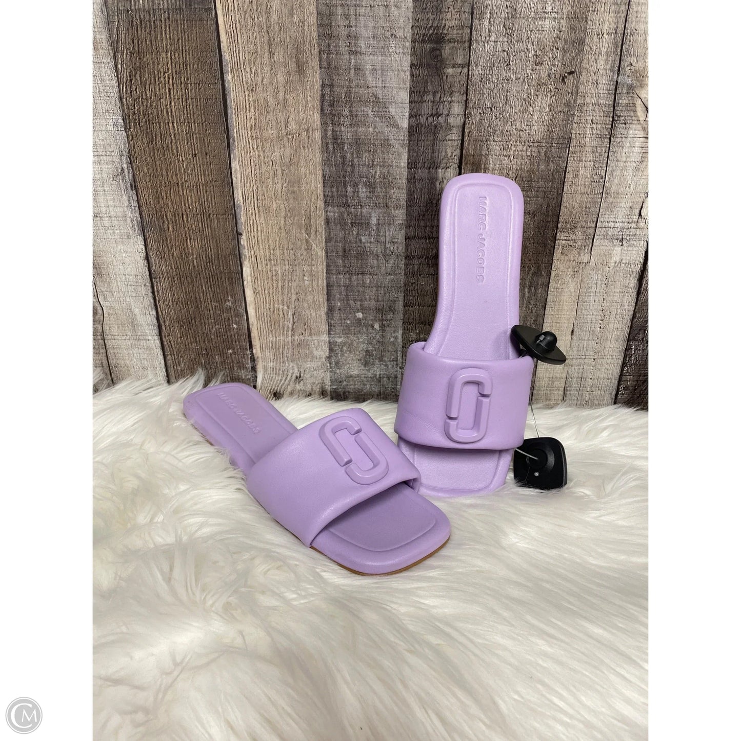 Sandals Luxury Designer By Marc Jacobs In Purple, Size: 9.5