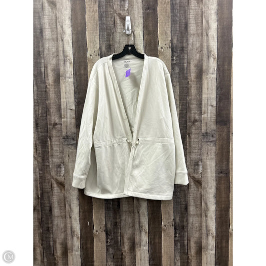 Cardigan By Tek Gear In Beige, Size: 2x