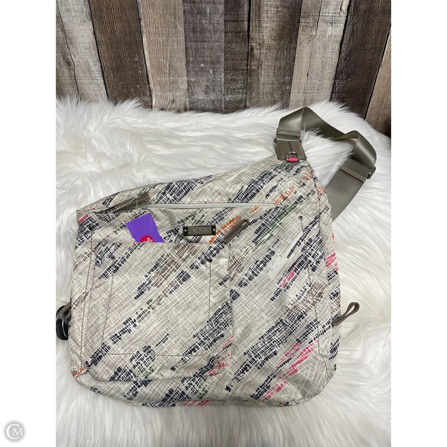 Crossbody Designer By Tumi, Size: Medium