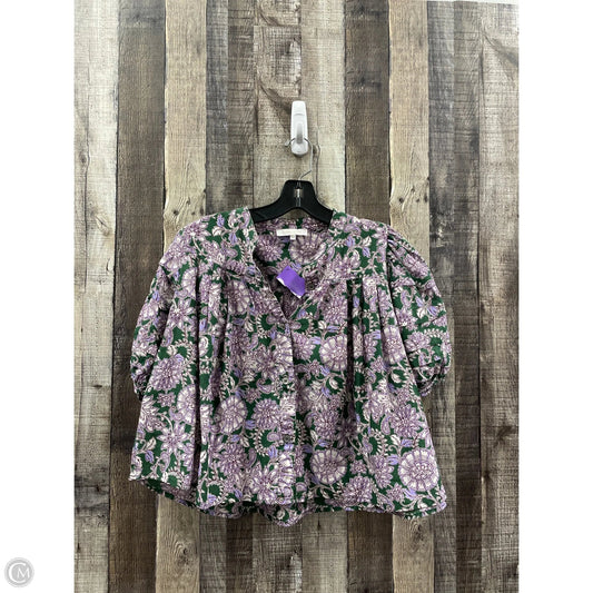 Top Short Sleeve By Olivaceous In Multi-colored, Size: S