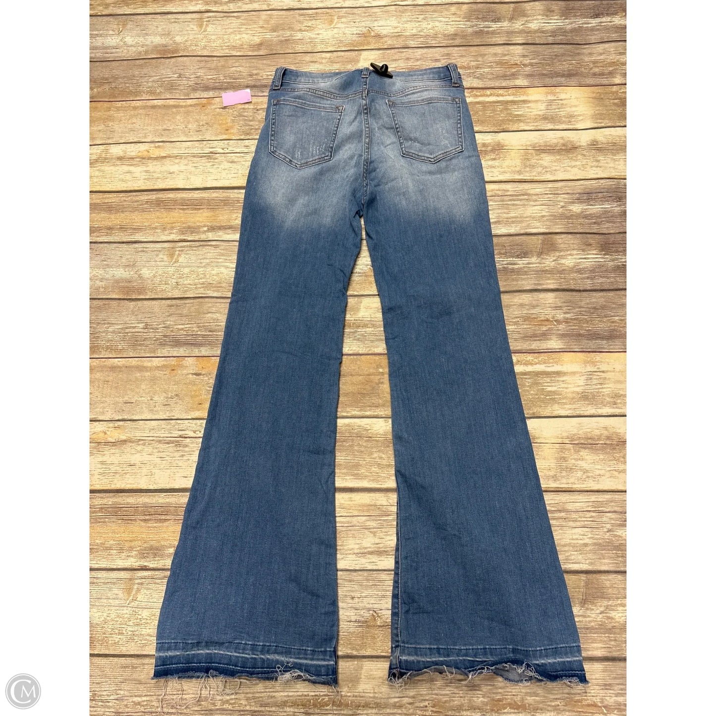 Jeans Flared By Harper In Blue Denim, Size: 8