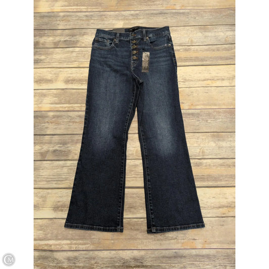Jeans Boot Cut By Banana Republic In Blue Denim, Size: 6