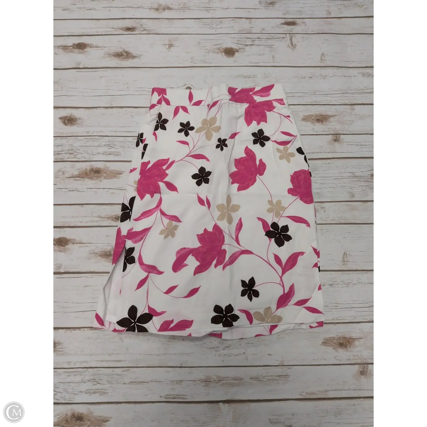 Skirt Midi By Ann Taylor In Floral Print, Size: S