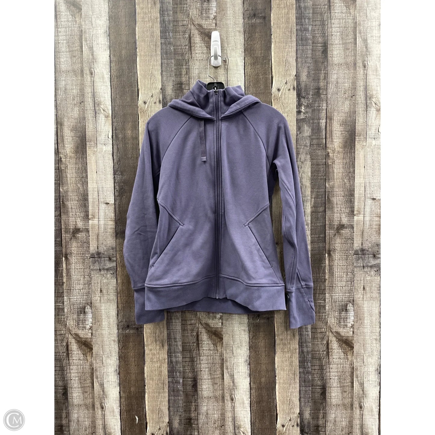 Athletic Jacket By Athleta In Purple, Size: M