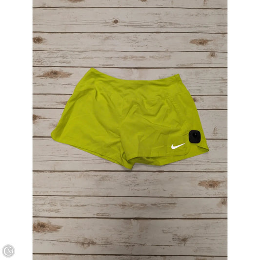 Athletic Shorts By Nike In Green, Size: M