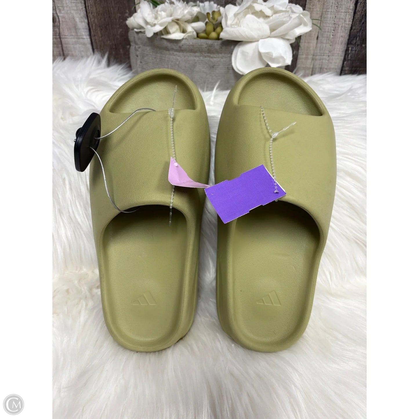 Sandals Sport By Adidas In Green, Size: 10