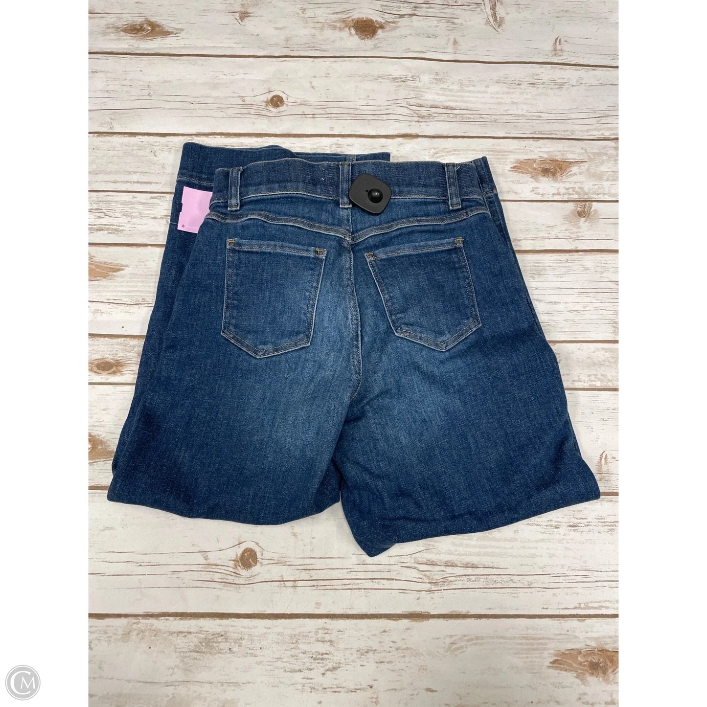 Jeans Wide Leg By Spanx In Blue Denim, Size: Xs