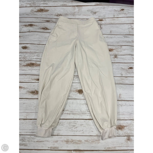 Athletic Pants By Lululemon In Cream, Size: S