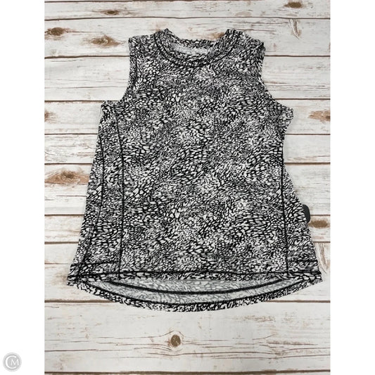 Athletic Tank Top By Athleta In Black & White, Size: Xs
