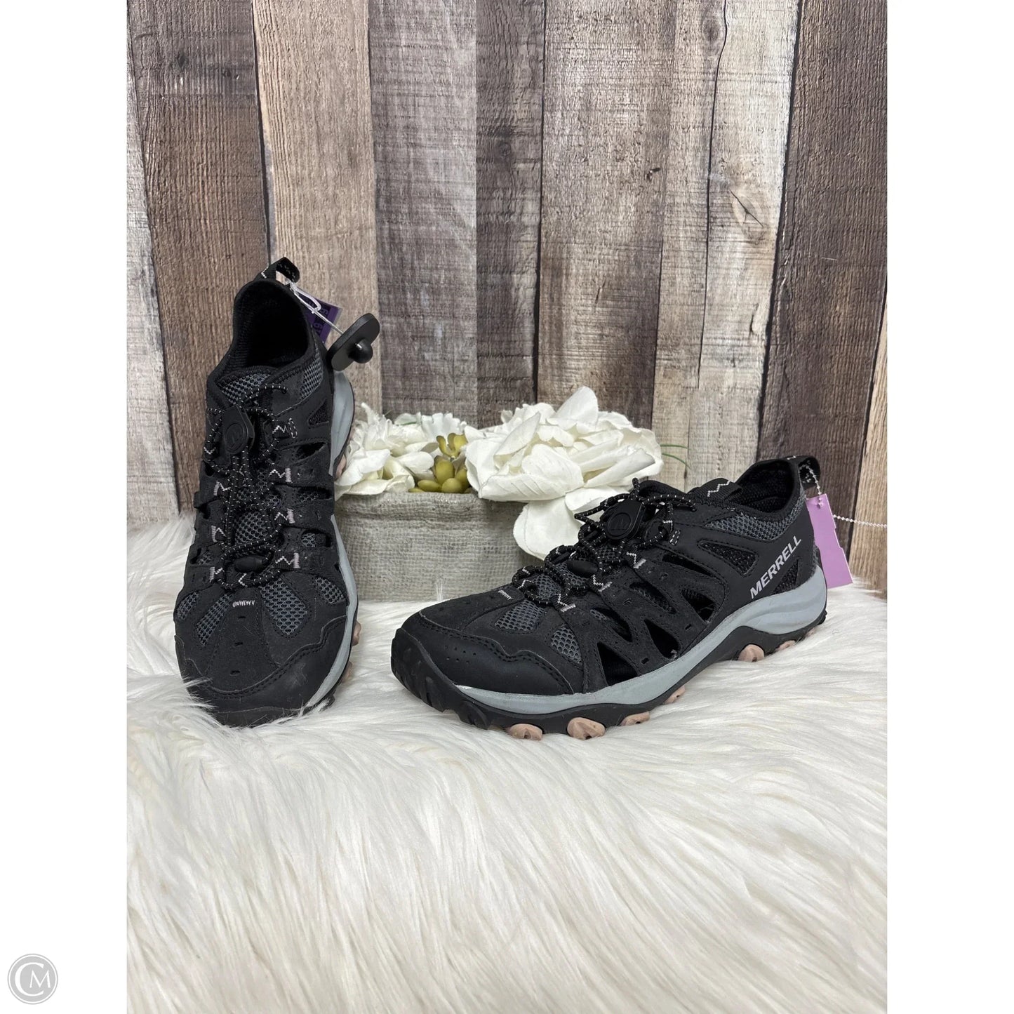 Shoes Flats By Merrell In Black, Size: 8.5