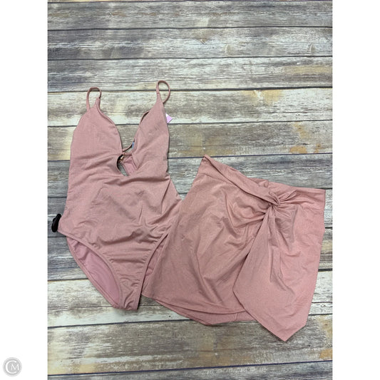 Swimsuit 2pc By Shade & Shore In Pink, Size: M