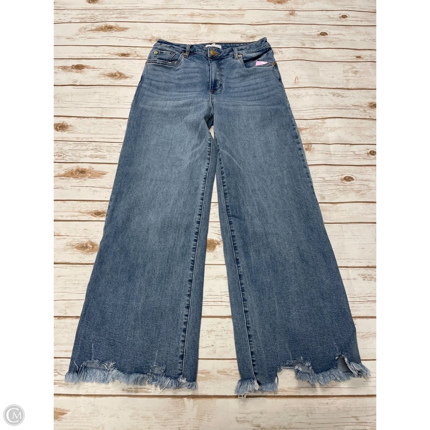 Jeans Wide Leg By Sts Blue In Blue Denim, Size: 6