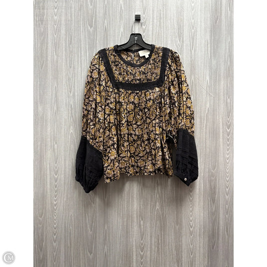 Top Long Sleeve By Cleobella In Multi-colored, Size: Xl