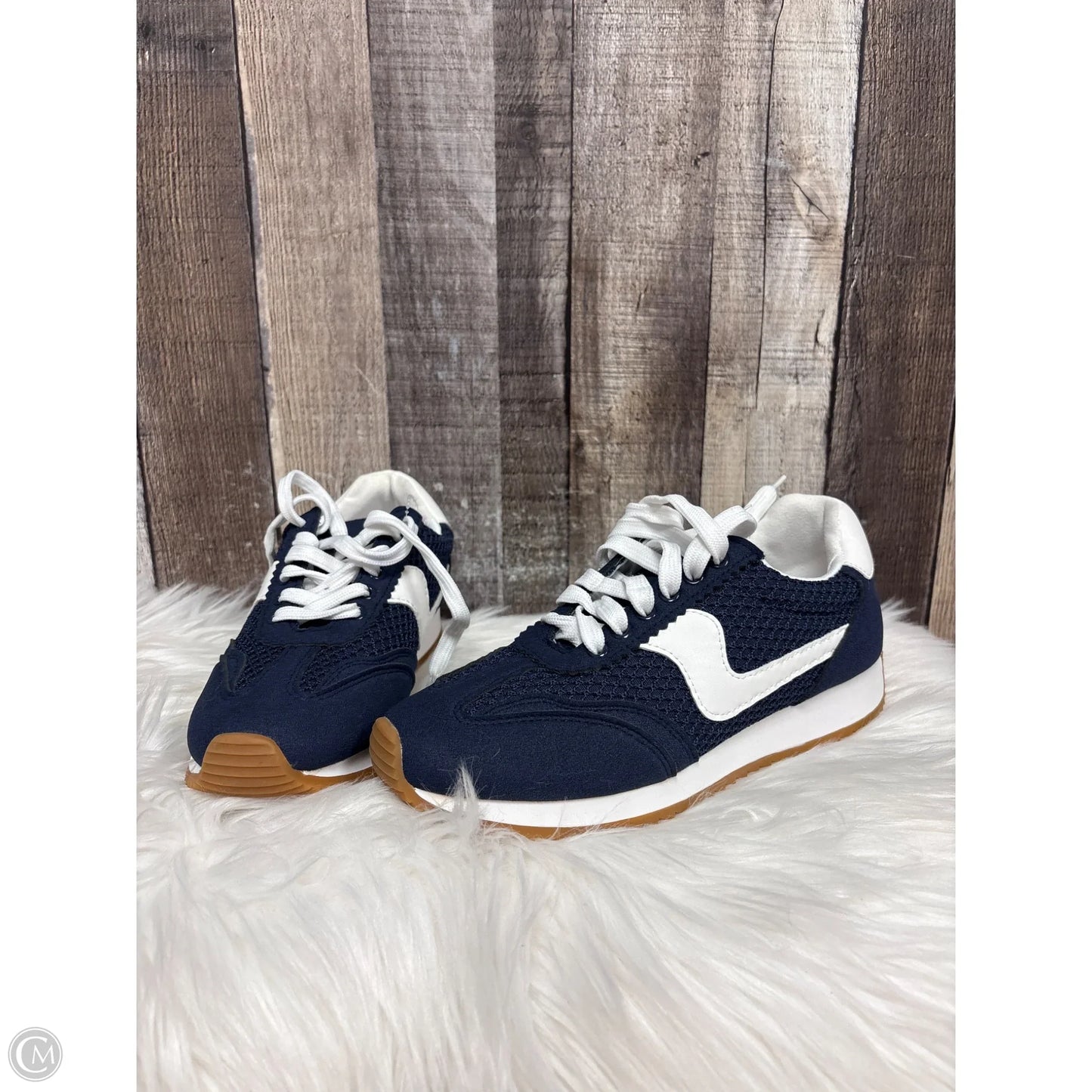 Shoes Sneakers By Cme In Navy, Size: 7