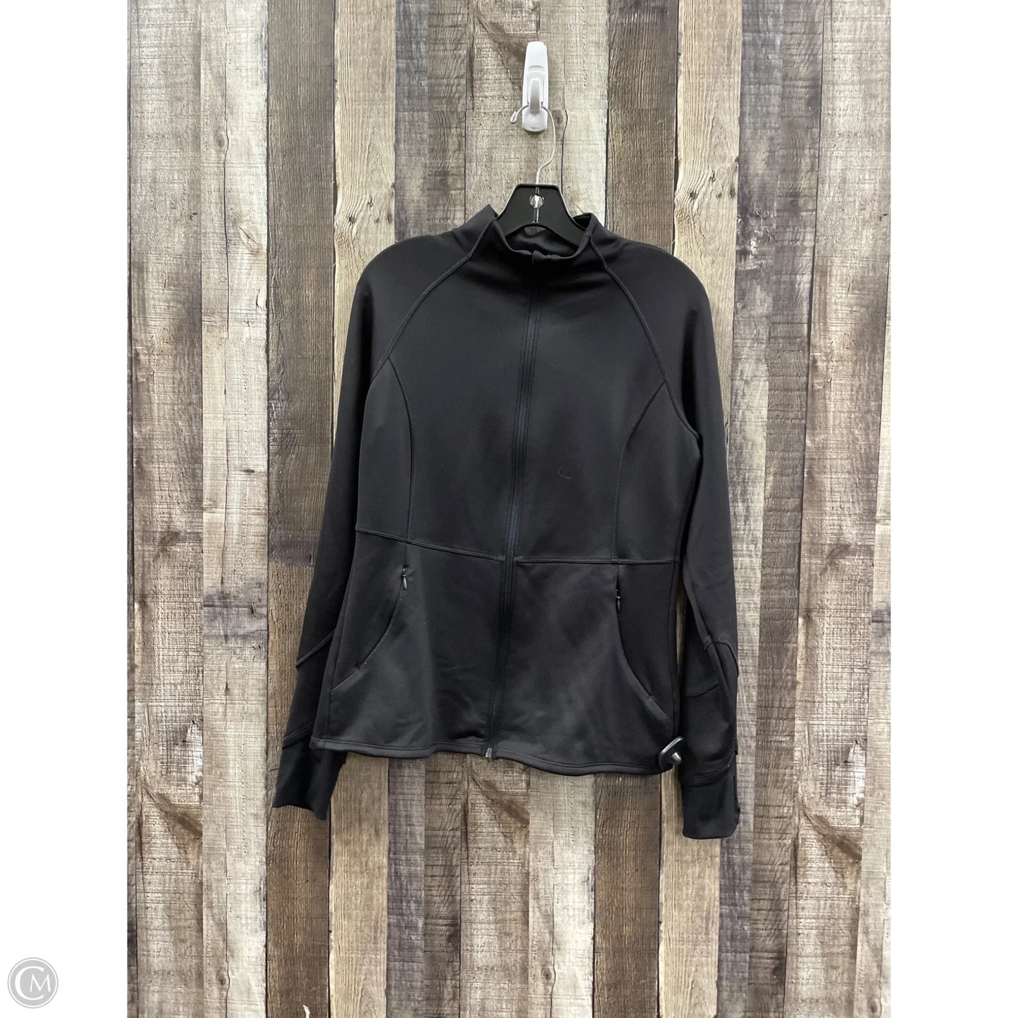 Athletic Jacket By Fila In Black, Size: M